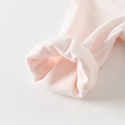 Baby Girls Cotton Pink One-pieces Romper
