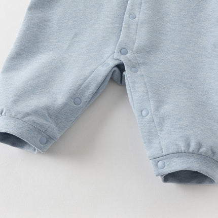 Baby Boys Cotton Blue Indoor Romper