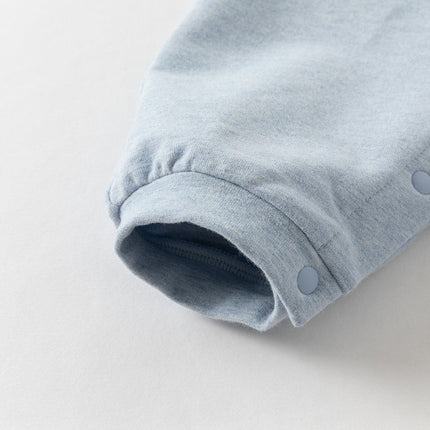 Baby Boys Cotton Blue Indoor Romper