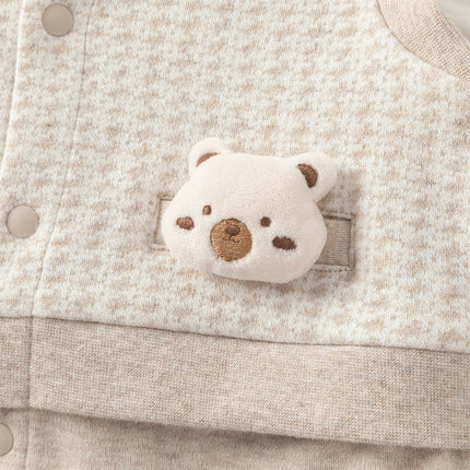 Baby Boys Khaki Indoor Romper