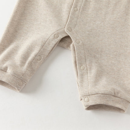 Baby Boys Khaki Indoor Romper