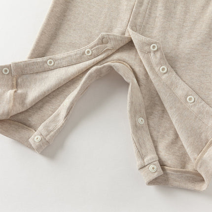 Baby Boys Khaki Indoor Romper