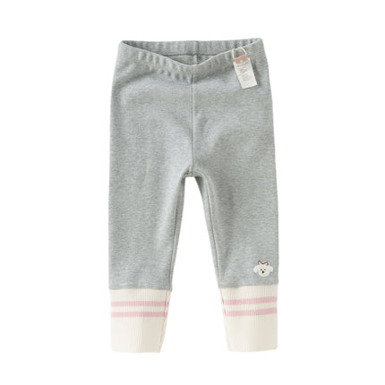 Toddler Girls Cute Grey Leggings