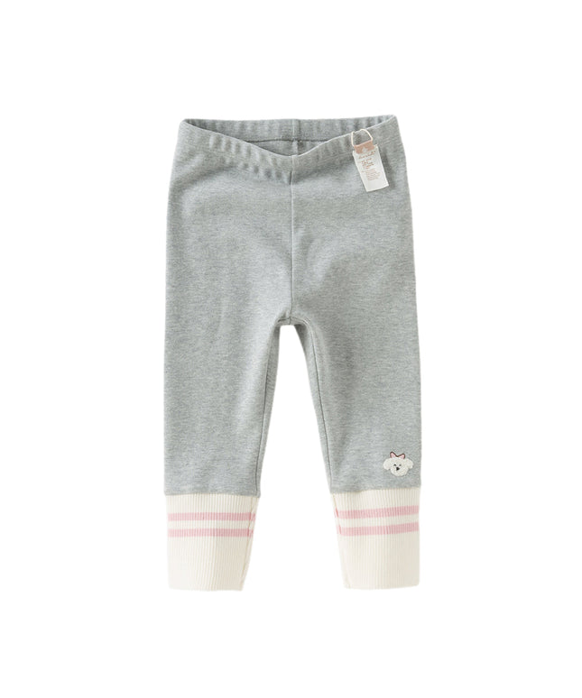 Toddler Girls Cute Grey Leggings