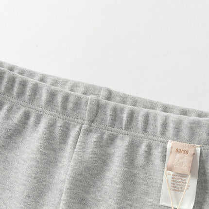 Toddler Girls Cute Grey Leggings