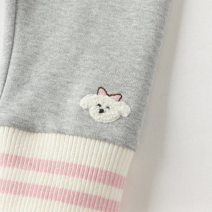 Toddler Girls Cute Grey Leggings