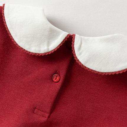 Toddler Girls Red Cute Bear A-line Princess Dress