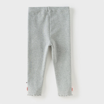Toddler Girls Casual Grey/Grey Purple Leggings Pants
