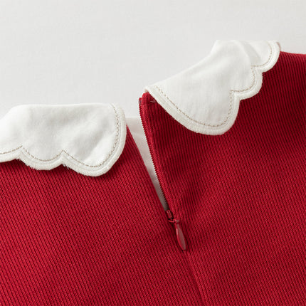 Toddler Girls Red Versatile A-line Princess Dress