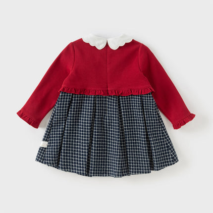 Toddler Girls Red Versatile A-line Princess Dress