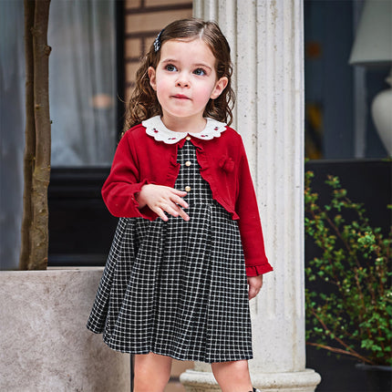 Toddler Girls Red Versatile A-line Princess Dress