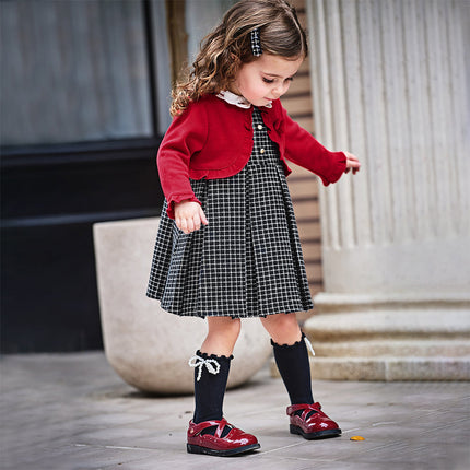 Toddler Girls Red Versatile A-line Princess Dress