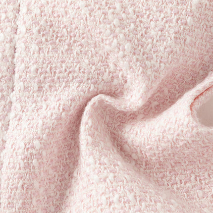 Kids Girls Elegant Pink Cardigan Pinafore Mesh Dress Two Pieces Set