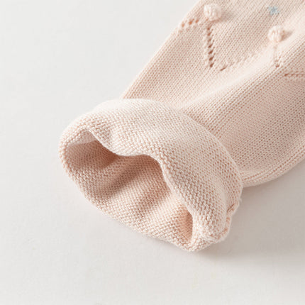 Toddler Girls Cotton Sweet Pink Floral Print Sweater Cardigans
