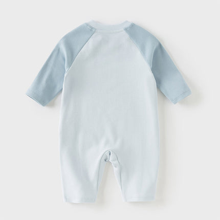 Newborn Girls/Boys Cotton Pink/Blue Indoor Baby One-Pieces Romper