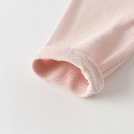 Newborn Girls/Boys Cotton Pink/Blue Indoor Baby One-Pieces Romper
