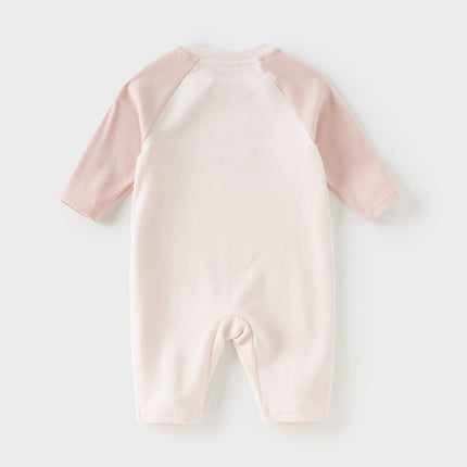 Newborn Girls/Boys Cotton Pink/Blue Indoor Baby One-Pieces Romper