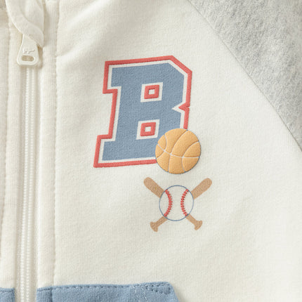 Baby Boys Beige Cotton Indoor One-Pieces Romper