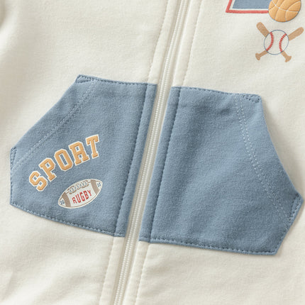 Baby Boys Beige Cotton Indoor One-Pieces Romper
