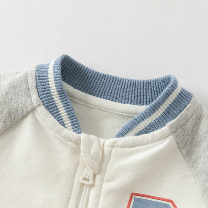 Baby Boys Beige Cotton Indoor One-Pieces Romper