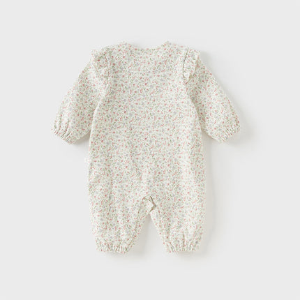 Baby Girl Cotton Antibacterial Onesie Indoor Soft Romper