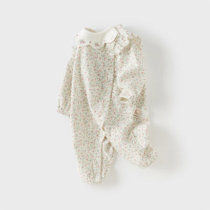 Baby Girl Cotton Antibacterial Onesie Indoor Soft Romper