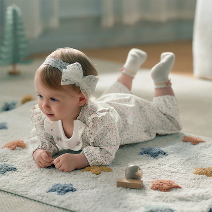 Baby Girl Cotton Antibacterial Onesie Indoor Soft Romper