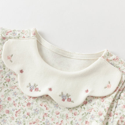 Baby Girl Cotton Antibacterial Onesie Indoor Soft Romper