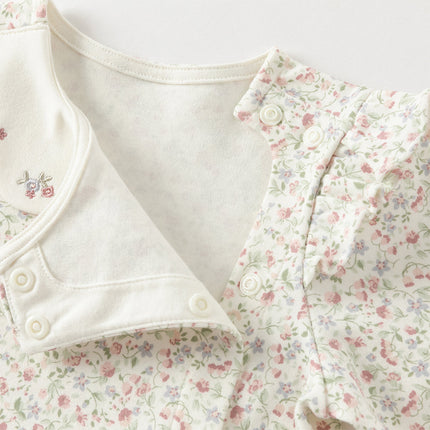 Baby Girl Cotton Antibacterial Onesie Indoor Soft Romper