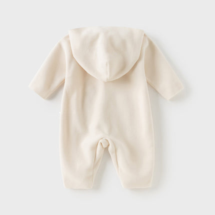 Baby Girls/Boys Indoor Antistatic Hooded Crawling Romper