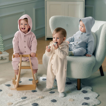 Baby Girls/Boys Indoor Antistatic Hooded Crawling Romper