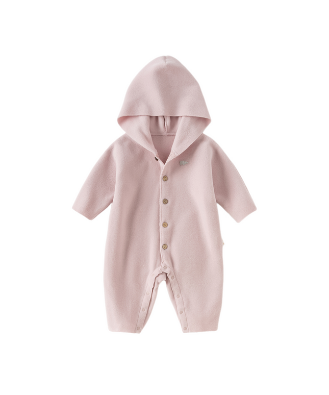 Baby Girls/Boys Indoor Antistatic Hooded Crawling Romper