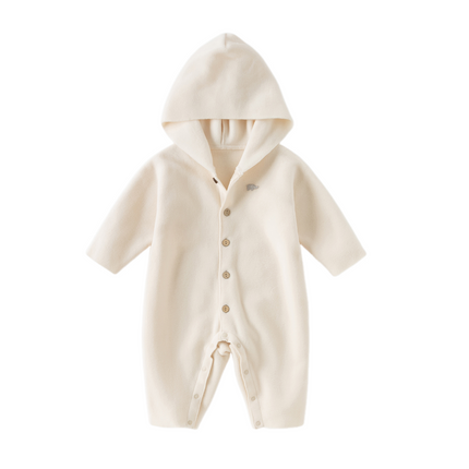 Baby Girls/Boys Indoor Antistatic Hooded Crawling Romper