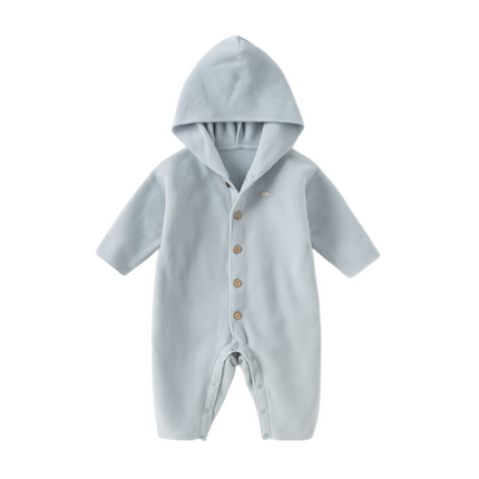 Baby Girls/Boys Indoor Antistatic Hooded Crawling Romper