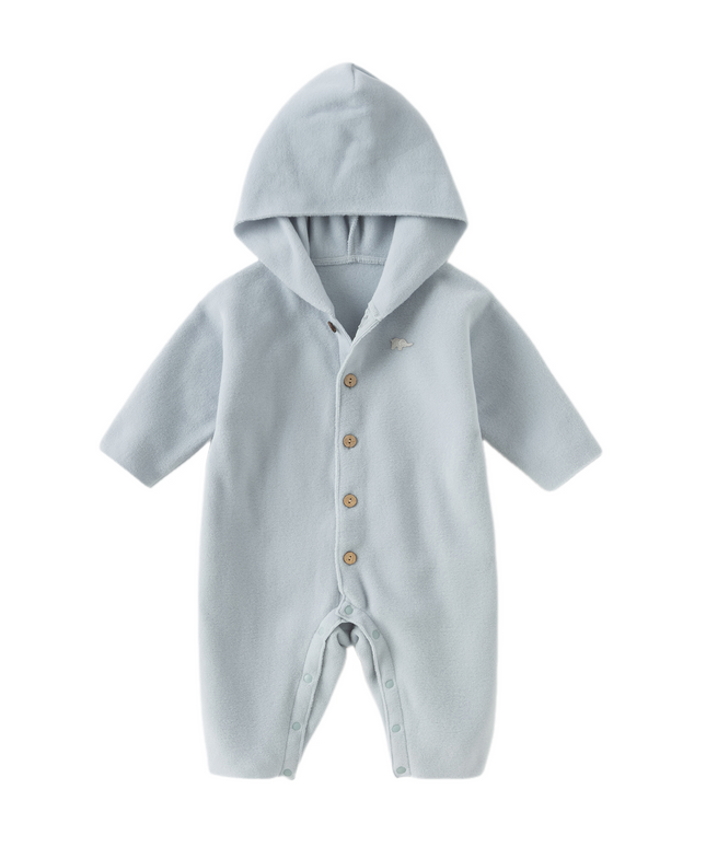 Baby Girls/Boys Indoor Antistatic Hooded Crawling Romper