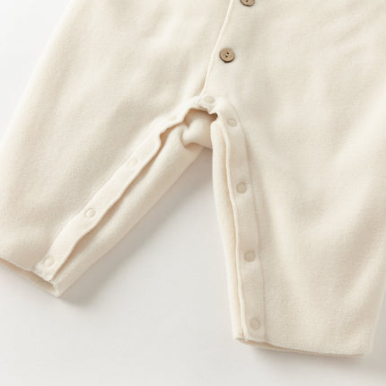 Baby Girls/Boys Indoor Antistatic Hooded Crawling Romper
