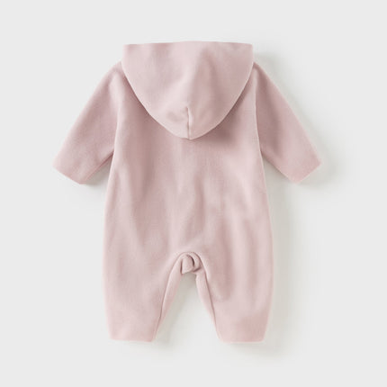 Baby Girls/Boys Indoor Antistatic Hooded Crawling Romper