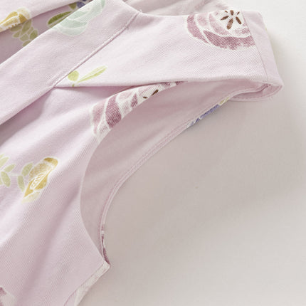 Toddler Girls Summer Cute Pink Breathable Cotton Sleeveless A-line Dress