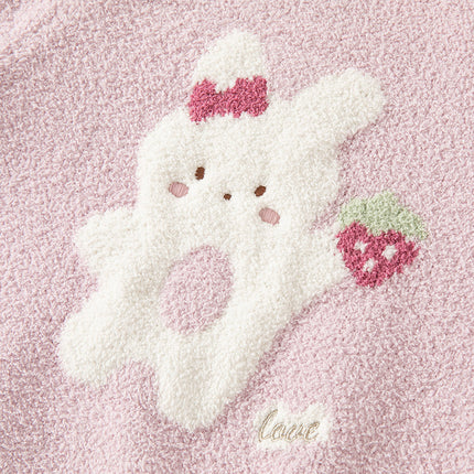 Toddler Girls/Boys Soft Cute Animal Jacquard Chenille Sweater Tops