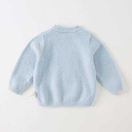 Toddler Girls/Boys Soft Cute Animal Jacquard Chenille Sweater Tops