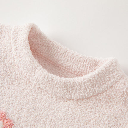 Toddler Girls/Boys Soft Cute Animal Jacquard Chenille Sweater Tops