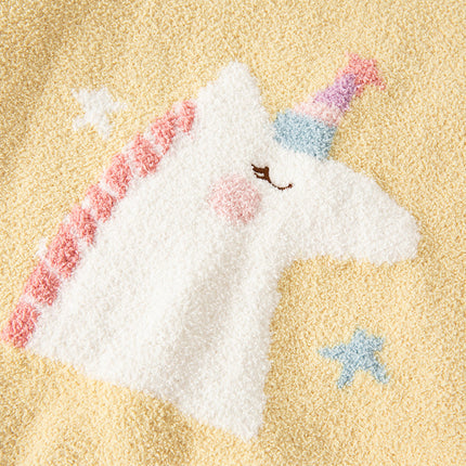 Toddler Girls/Boys Playful Delicate Jacquard Chenille Sweater Tops