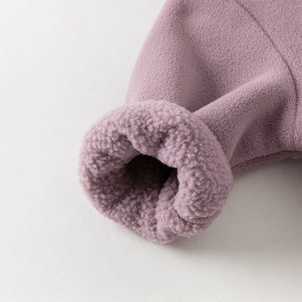 Baby Girls/Boys Cute Animal-shaped Soft Fleece Hooded One-Pieces Romper