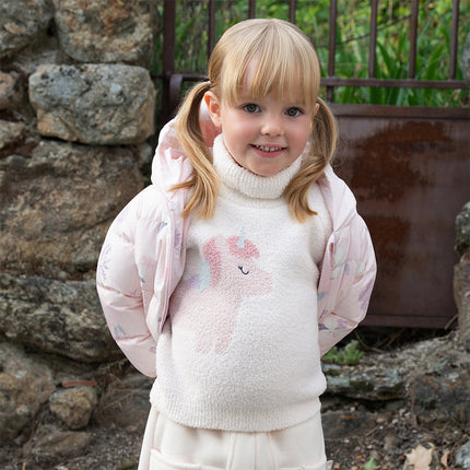 Toddler Girls/Boys Adorable Animal Jacquard Chenille Turtle Sweaters