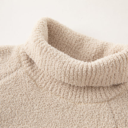 Toddler Girls/Boys Adorable Animal Jacquard Chenille Turtle Sweaters