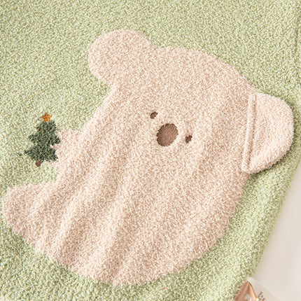 Toddler Girls/Boys Soft Cute Animal Jacquard Chenille Sweater Tops