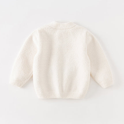Toddler Girls/Boys Soft Cute Animal Jacquard Chenille Sweater Tops