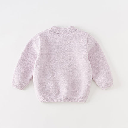 Toddler Girls/Boys Soft Cute Animal Jacquard Chenille Sweater Tops