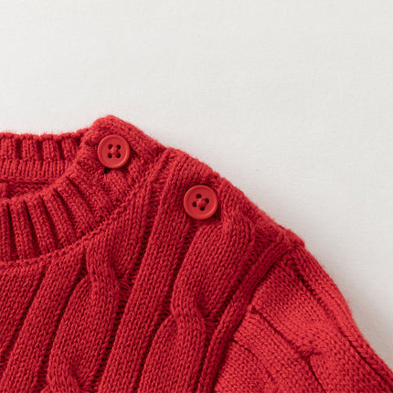 Kids Girls/Boys Elegant Multi-color Versatile Classic Sweaters