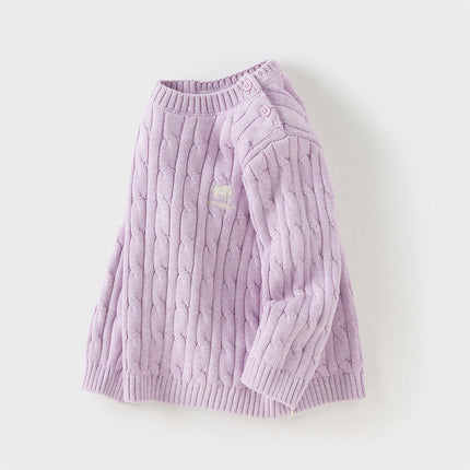 Kids Girls/Boys Elegant Multi-color Versatile Classic Sweaters